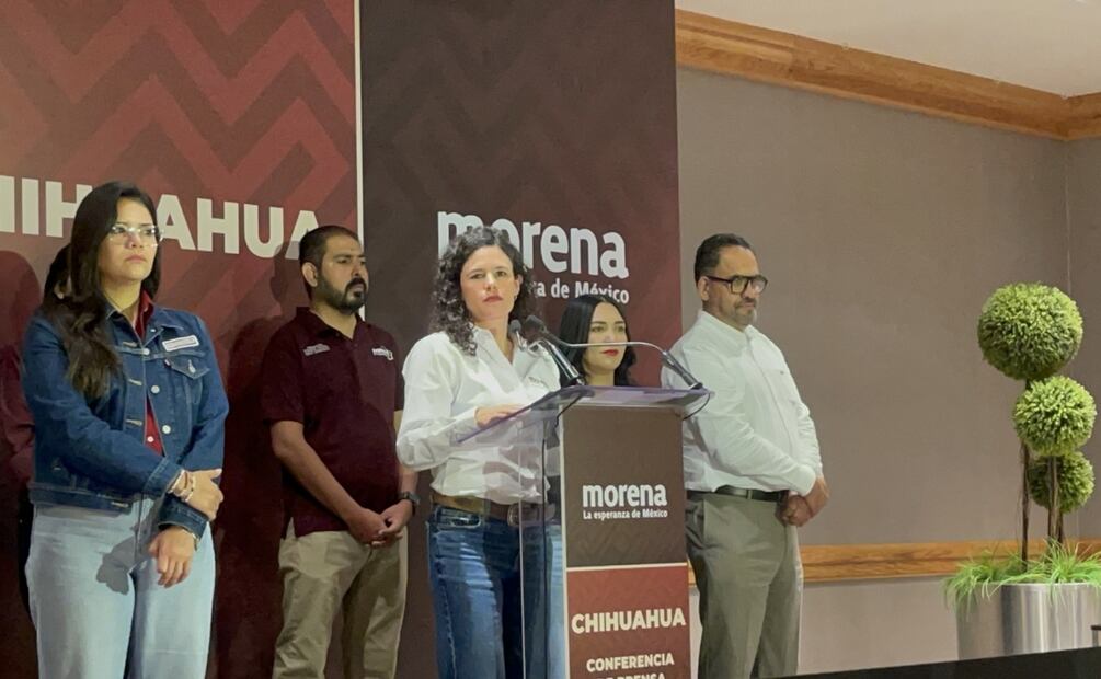 Luisa Alcalde reafirma comités de Morena en Chihuahua (29/08/2025). Foto: Paola Gamboa / EL UNIVERSAL