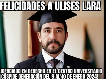 Los mejores memes que dejó el título exprés de Ulises Lara en Centro Universitario Cúspide de México