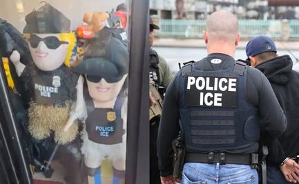 Redadas migratorias en EU; lanzan piñatas de agentes de ICE y video se viraliza