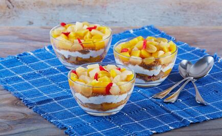 #RECETA Parfait sencillo de frutas