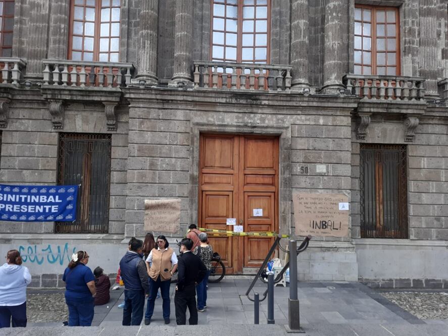Museos del INBAL, cerrados por los sindicatos.
Foto: Frida Juárez / EL UNIVERSAL