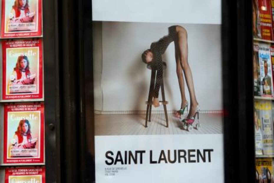 Retiran polémicos anuncios "sexistas" de Saint Laurent 