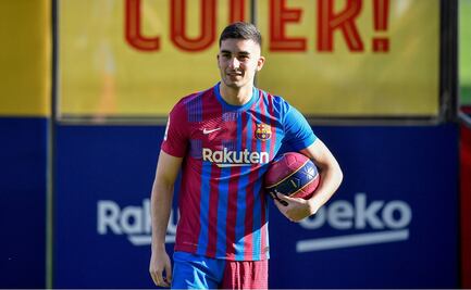 Ferran Torres fue presentado como nuevo jugador del Barcelona