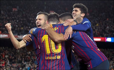 Barcelona logra la remontada y avanza a semifinales de la Copa del Rey
