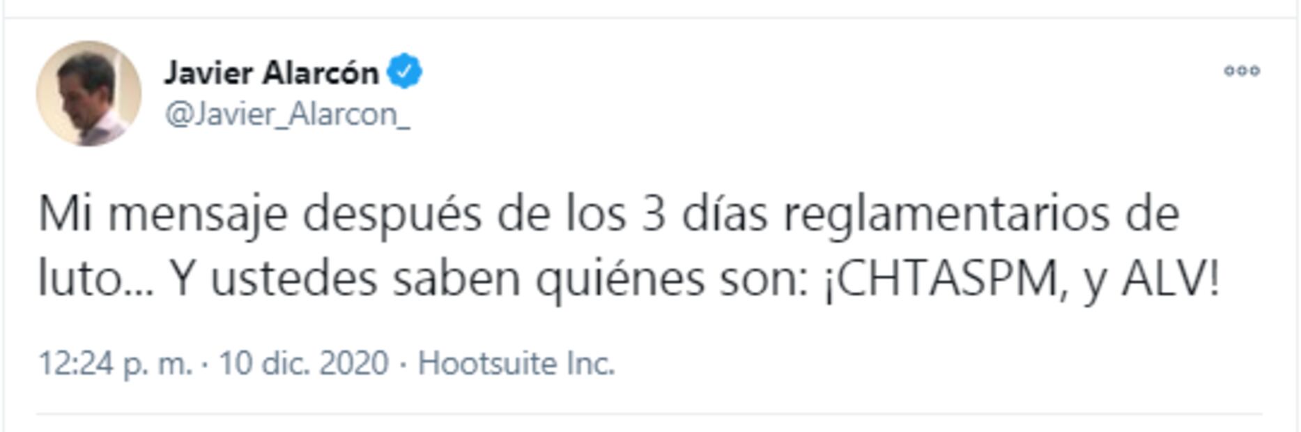 Javier Alarcón "le mienta la madre" a los directivos de Cruz Azul
