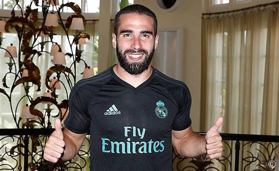 Twitter (@realmadrid) Carvajal firmará su renovación mañana en la sala de prensa del Santiago Bernabéu 