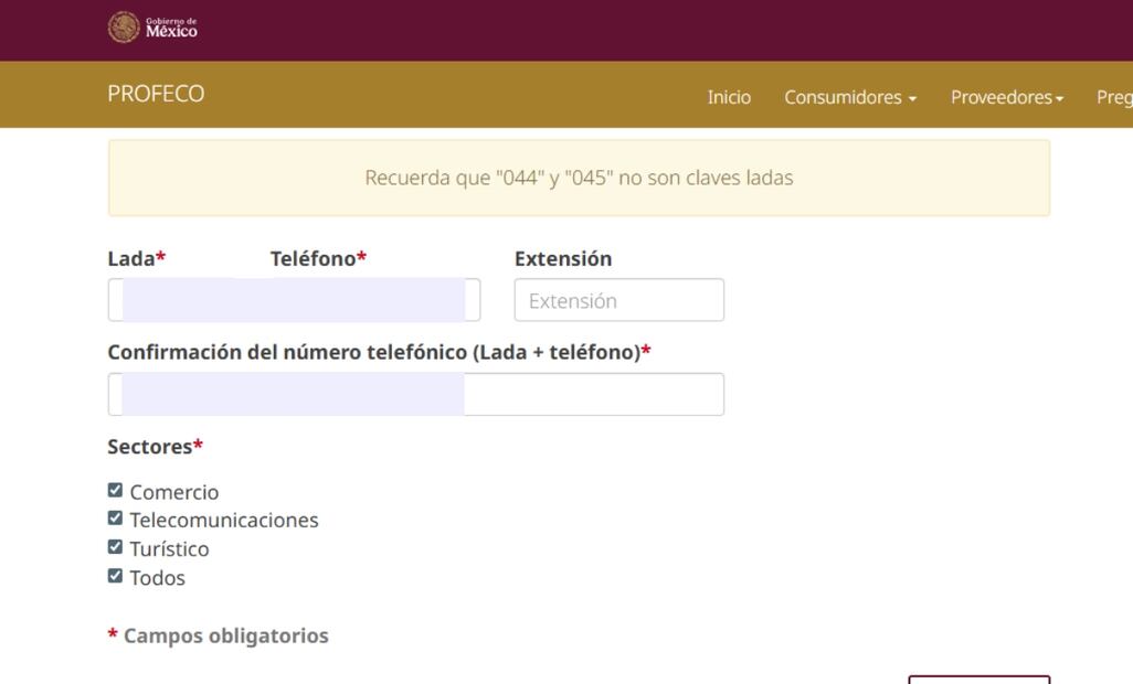 Así puedes saber de qué ciudad es un número telefónico. Imagen: captura de pantalla