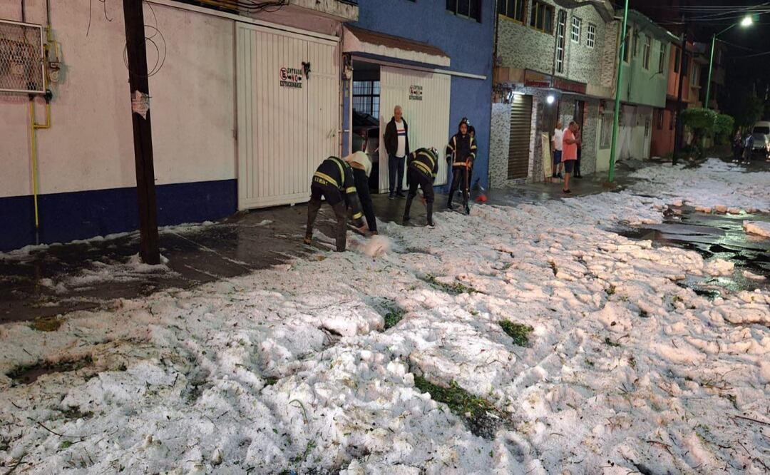 La lluvia y granizo del lunes dejaron 26 encharcamientos mayores en CDMX; Tlalpan y Coyoacán, las más afectadas. Foto: Especial