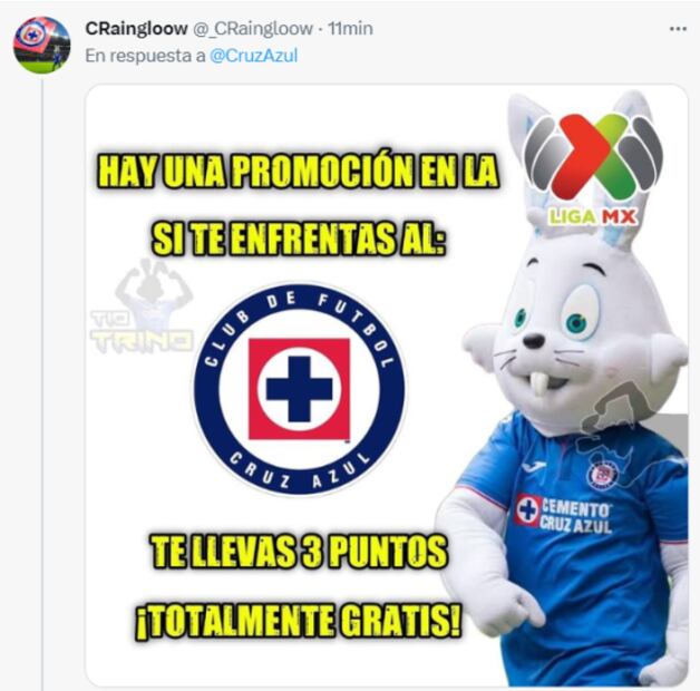 Cruz Azul y el ‘Potro’ Gutiérrez se llevan los memes tras la goleada contra Toluca