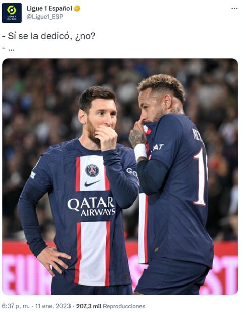 Liga de Francia utiliza a Messi y Neymar para burlarse de Piqué