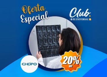 EL UNIVERSAL y Chopo cuidan tu salud y tu bolsillo: obtén 20% de descuento en estudios médicos