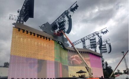 Alistan escenario de U2 para shows en Foro Sol