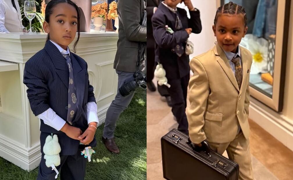 Hijos de Kim Kardashian. Foto: Instagram oficial.