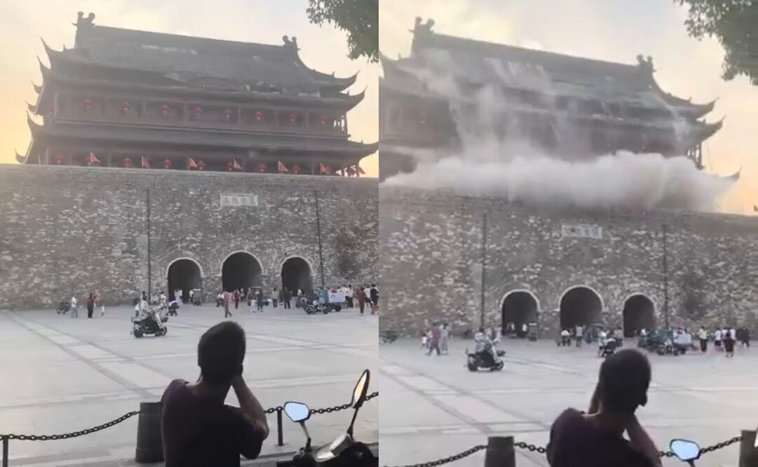 Torre del Tambor Ming Zhongdu. Foto: Captura de video de X @SputnikMundo