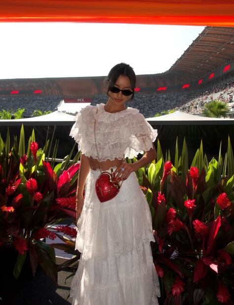 Alexandra en el Gran Premio de México 2025. Foto: @alexandrasaintmleux