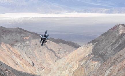 El cañón "Star Wars", donde los aviones cazas casi se pueden tocar