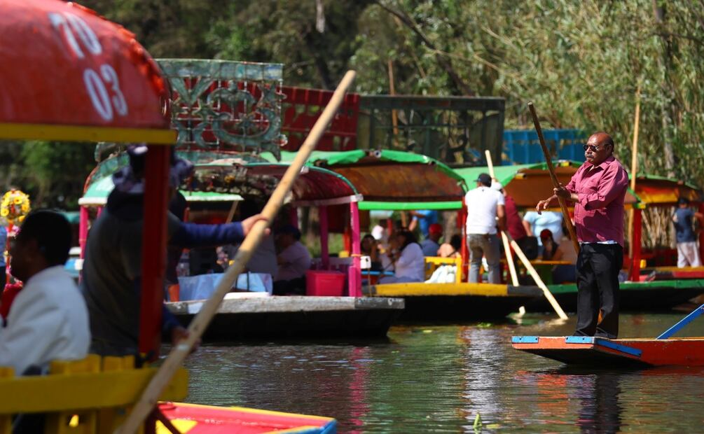 Ciudad de México 13 marzo 2025 Aspectos del embarcadero nuevo en Nativitas en la alcaldía de xochimilco. Foto: Fernanda Rojas/ El universal