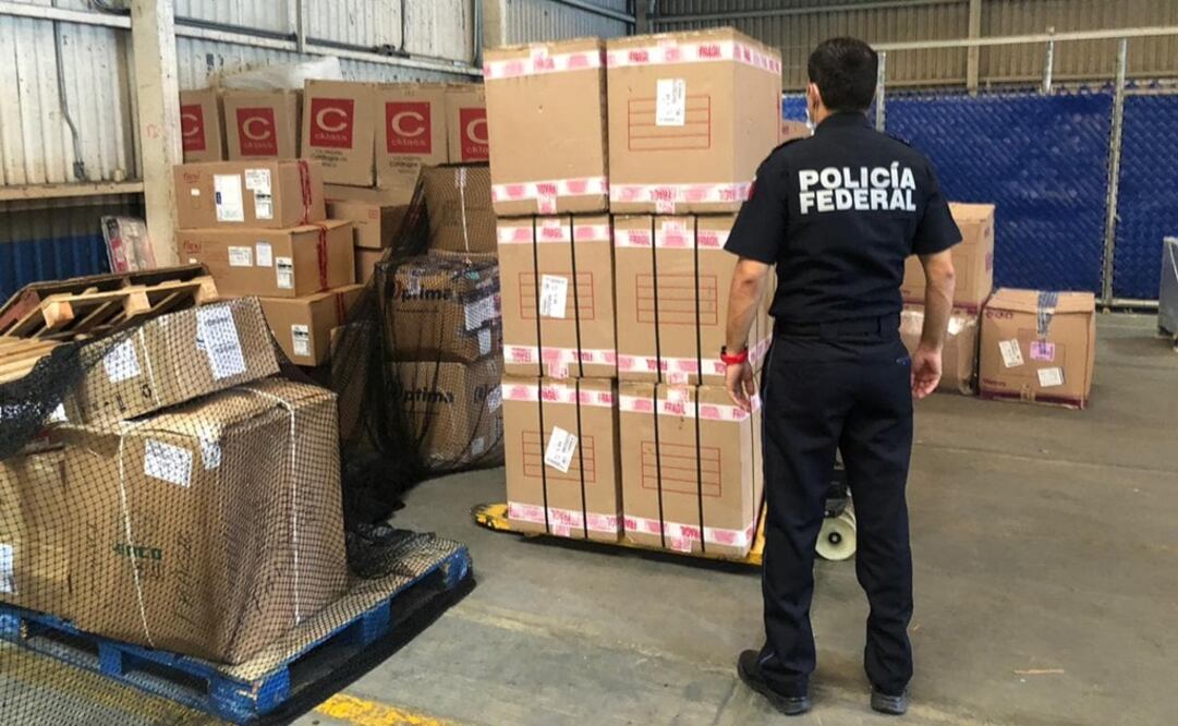 En Mérida se decomisaron 130 kilogramos de marihuana. La droga estaba en una empresa de mensajería. (Foto: Especial)
