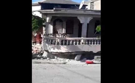 Edificios dañados y personas en la calle, las imágenes tras el terremoto de 7.2 en Haití
