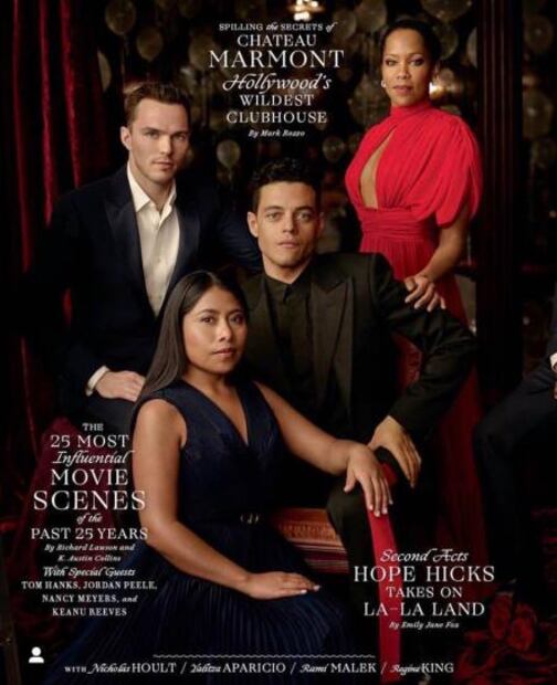 Yalitza Aparicio en la portada de Vanity Fair con vestido Christian Dior