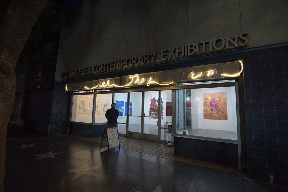 El museo Los Angeles Contemporary Exhibitions está ubicado en el boulevard de Hollywood. Foto: Cortesía