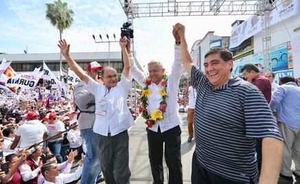 "Huicho Domínguez" llama en Chiapas a votar por AMLO