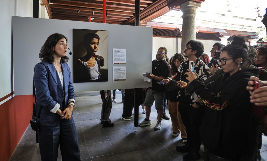 Imagen del World Press Photo (WPP) 2025 que se inauguró en el Museo Franz Mayer de la Ciudad de México, el 30 de julio de 2025. Foto: Gabriel Pano/EL UNIVERSAL