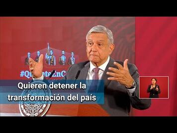 AMLO acusa a "conservadores" de lanzar campaña de desinformación que utiliza a figuras públicas