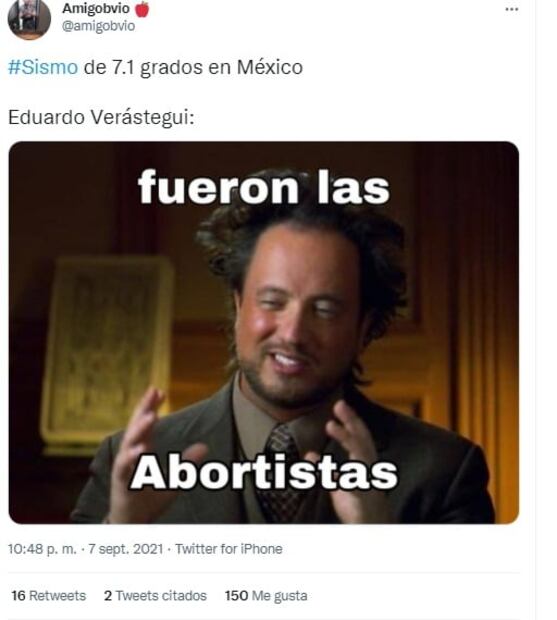 "México tiembla, por sus hijas e hijos que no nacerán", dice Eduardo Verástegui sobre el sismo y el aborto