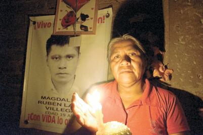 Ayotzinapa: “Sueño que mi hijo vuelve a casa y yo lo abrazo”