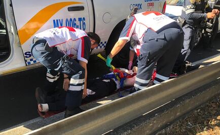 Conductora atropella a policía de tránsito en paradero de Tacubaya