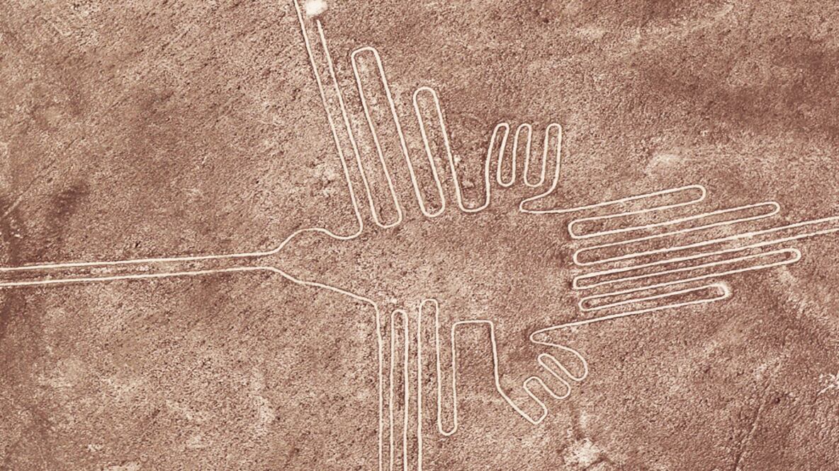 Las misteriosas aves gigantes en las líneas de Nasca en Perú