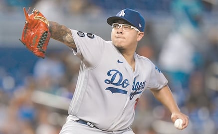 Julio Urías, el mejor pitcher zurdo de la temporada 2021 de las Grandes Ligas