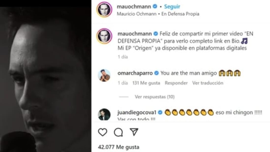Mauricio Ochmann se lanza como cantante, usuarios le aconsejan: "zapatero a tus zapatos"