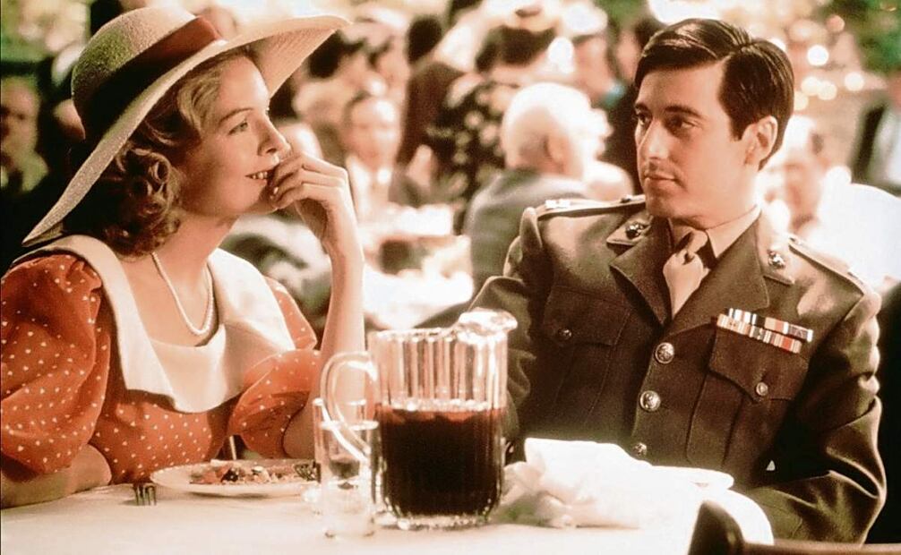 Su primer papel importante fue Kay Adams en El padrino (1972), donde compartió con Al Pacino. Fotos: AFP, AP y Paramount Pictures