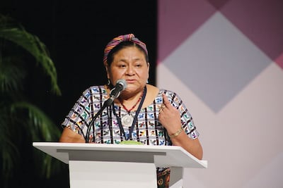 Preocupa a Rigoberta Menchu la violencia contra periodistas