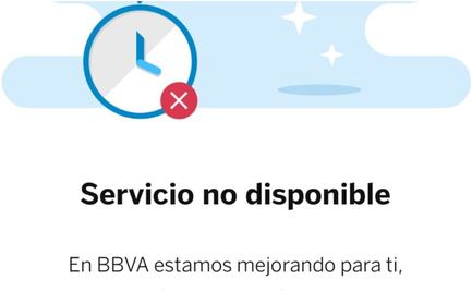 ¡En quincena! Usuarios reportan fallas intermitentes en servicio de app de BBVA
