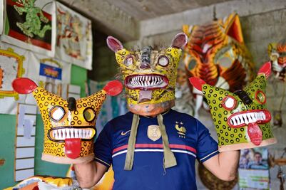 Máscara de Jaguar, rostro de una tradición 