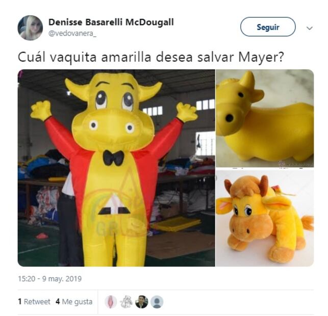 Memes sacan el lado amarillo a Sergio Mayer y a su "vaquita"