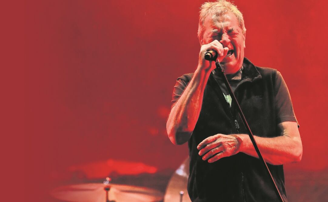 El grupo británico incendió el escenario con temas como “Smoke on the water”. (IRVIN OLIVARES. EL UNIVERSAL)