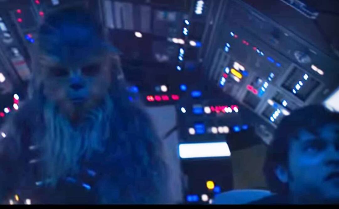 En el clip se ve a Chewbacca revelar que tiene 190 años Foto: Tomada de video