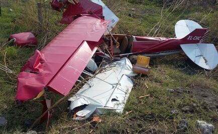 Cae avioneta en pista privada en Morelos; sobreviven piloto y copiloto