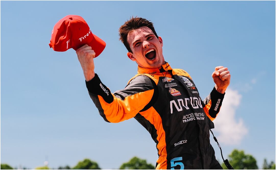 El mexicano Pato O’Ward ganó el Gran Premio de Alabama de IndyCar / FOTO: Twitter: @IndyCar