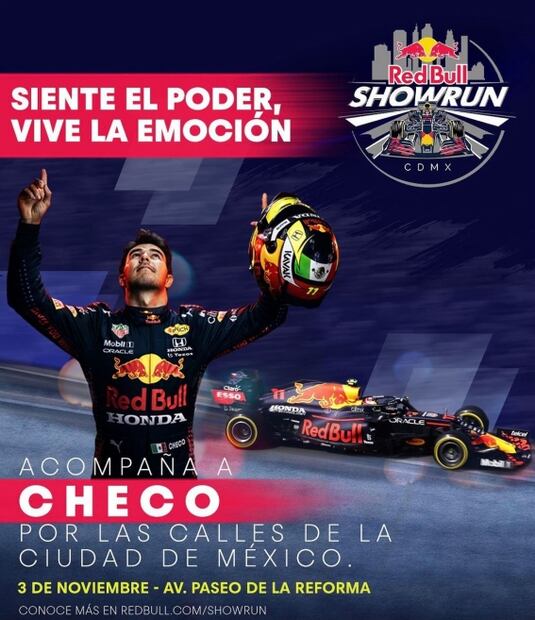 Checo correrá en CDMX y así podrás verlo gratis