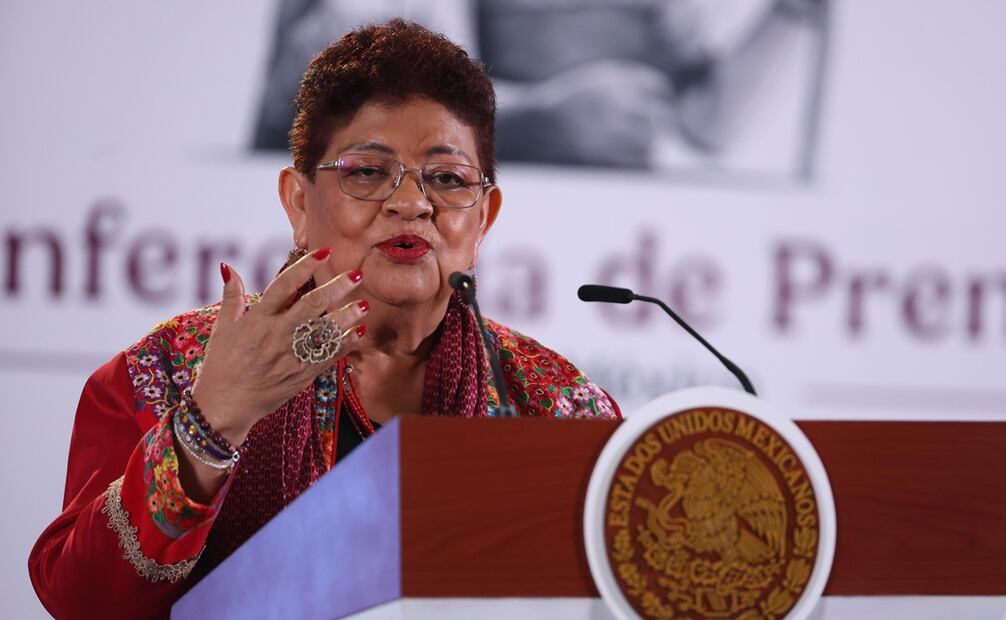 La Consejera Jurídica del Ejecutivo Federal, Ernestina Godoy, informó que, la presidenta Claudia Sheinbaum enviarán tres iniciativas de leyes que serán el "andamiaje" de la reforma al Poder Judicial, la ley orgánica, la ley de carrera judicial, ley de responsabilidades administrativas. FOTO: Diego Simón Sánchez / EL UNIVERSAL