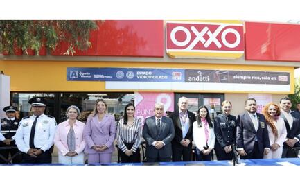 Aguascalientes convierte tiendas Oxxo en "Puntos Rosa"; darán auxilio a mujeres, niñas y niños que sufran violencia 