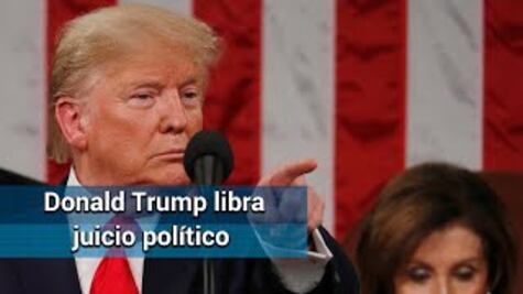 Senado exonera a Donald Trump en juicio político