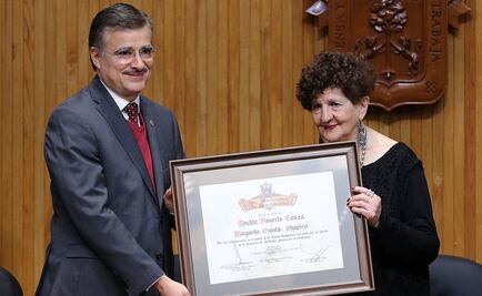 Margo Glantz recibe "Honoris Causa" en Guadalajara