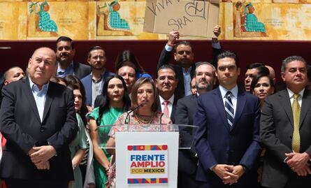 Xóchitl Gálvez presenta 10 puntos prioritarios en la agenda del bloque opositor en San Lázaro