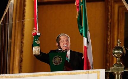 AMLO da su primer Grito de Independencia